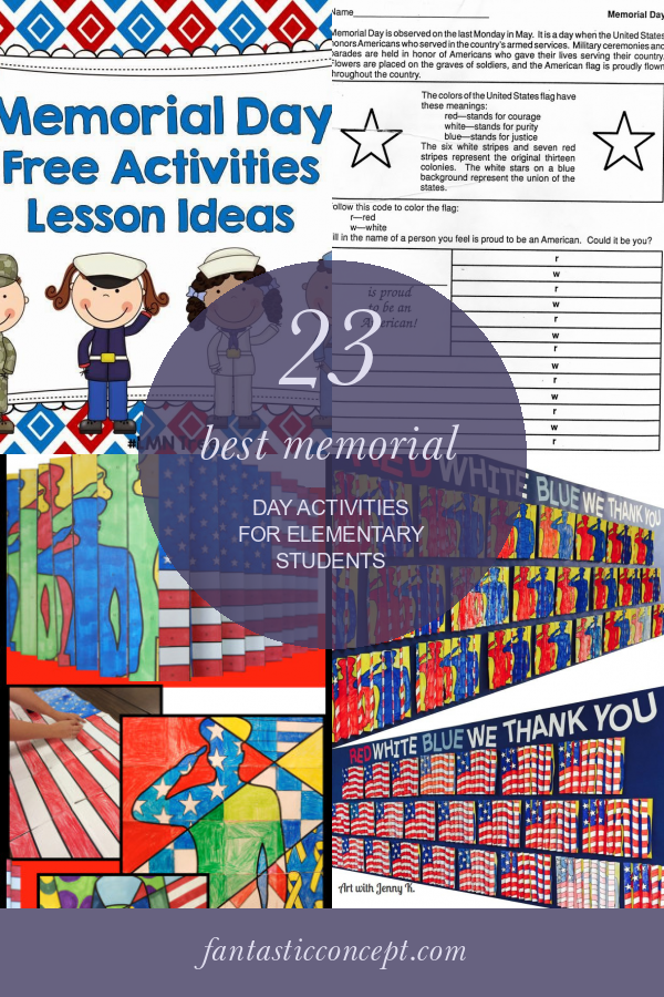 23 Best Memorial Day Activities for Elementary Students Home, Family